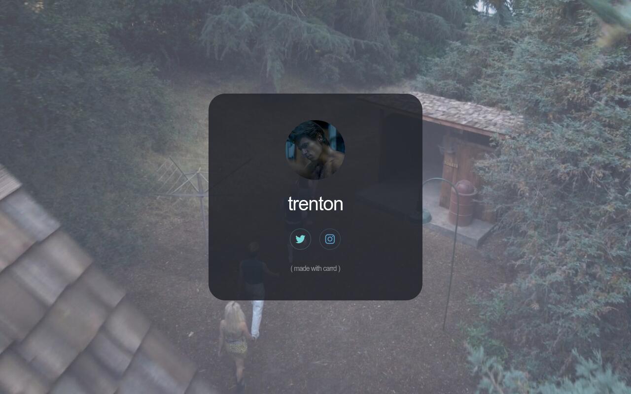 Carrd profile picture for @trenton